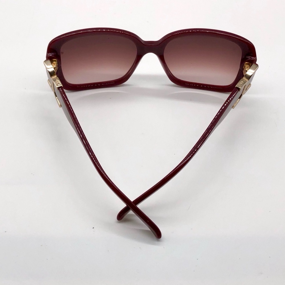 Chloe Square Burgundy CL 2239 Sunglasses - Picture 6 of 12